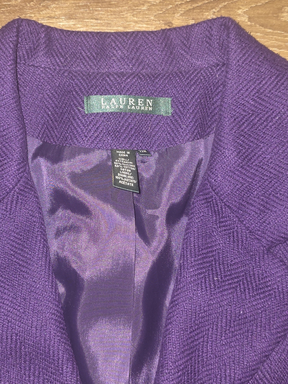 Lauren Ralph Lauren Purple Women's Blazer